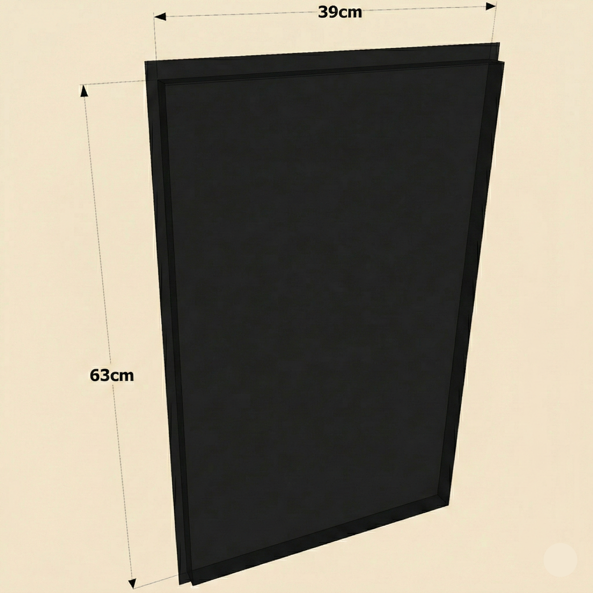 Piastra di fondo in acciaio verniciato per moduli LINEA – 4 misure – 4 colori