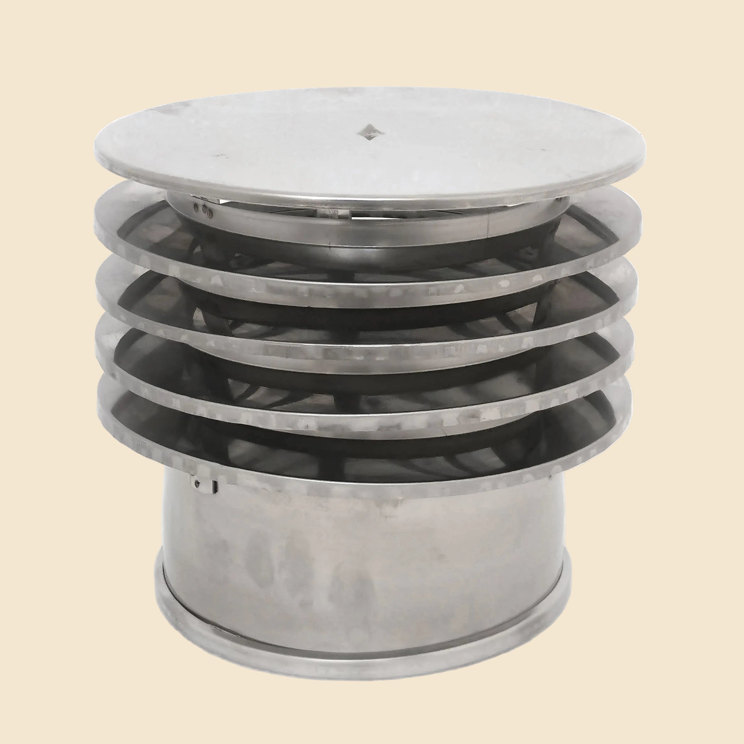 Comignoli per canna fumaria inox Ø 200 mm – Semplice / Girandola / Saturno