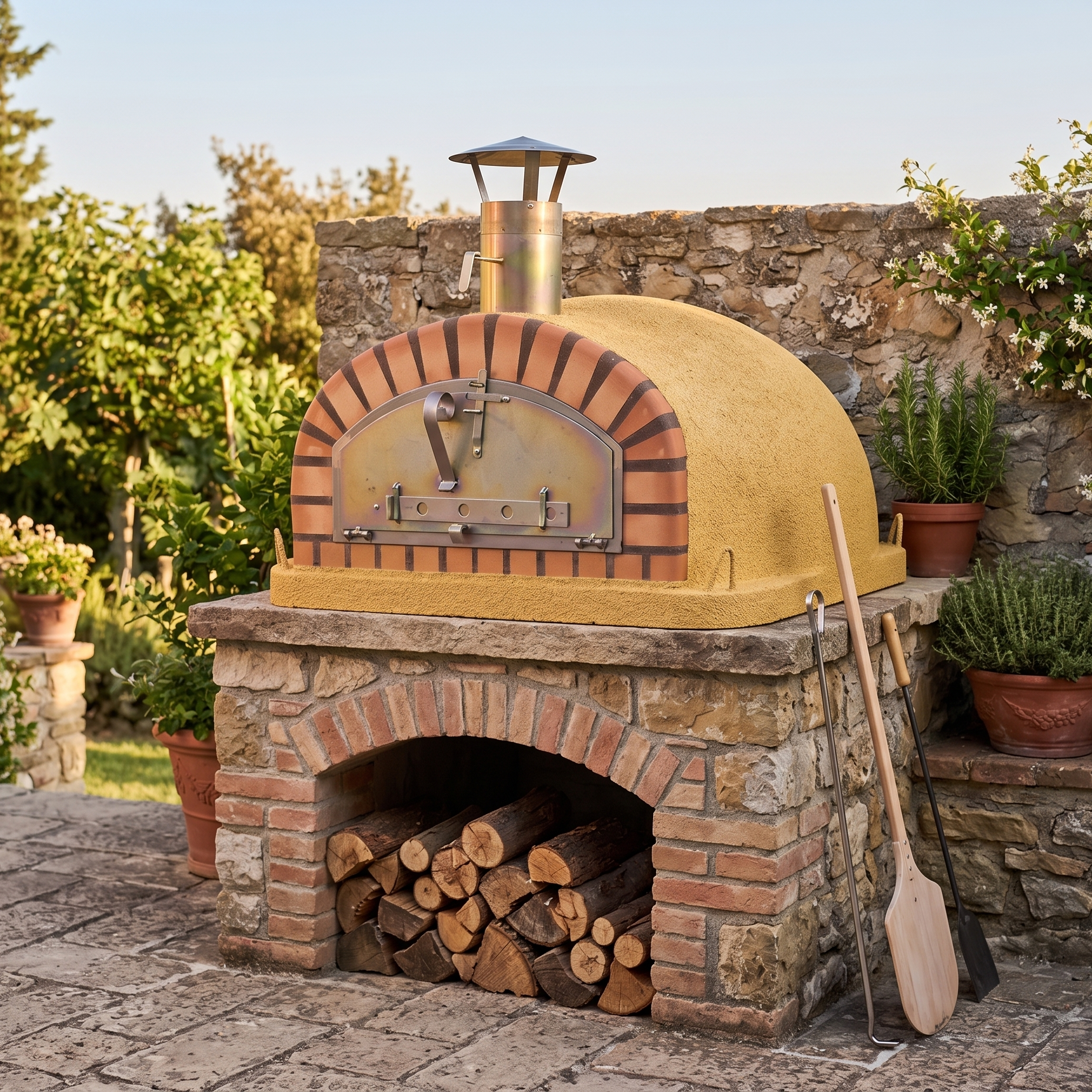 Forno a Legna Vesuvio 110 cm – Forno per Pizza di Alta Gamma