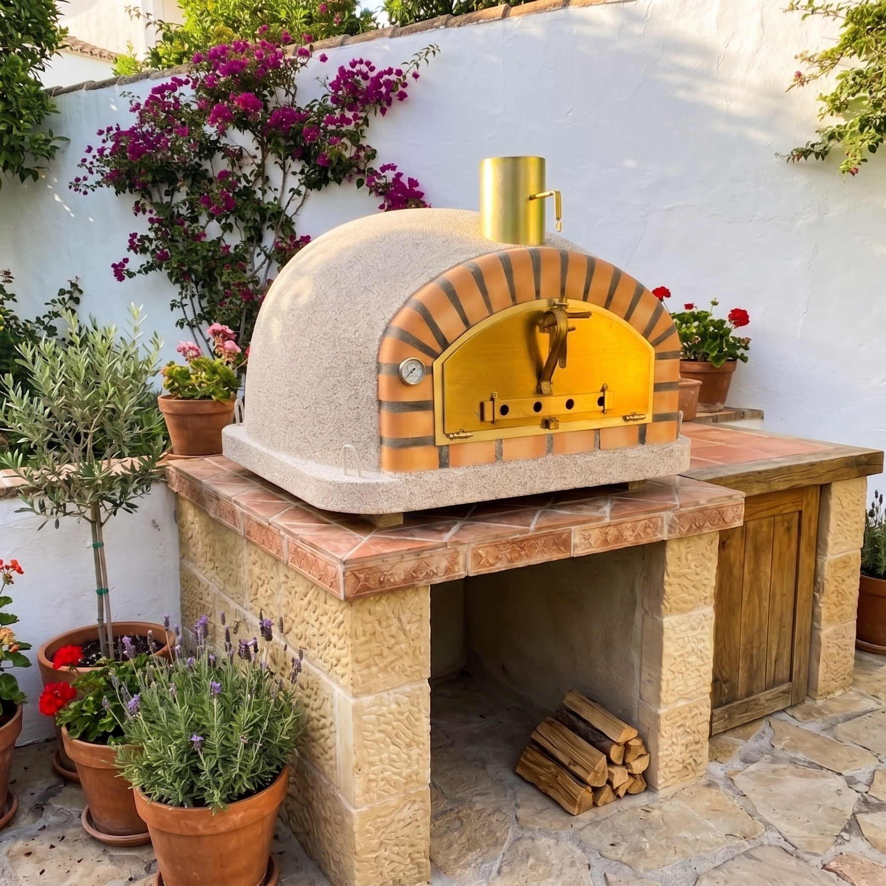 Forno a Legna Vesuvio 110 cm – Forno per Pizza di Alta Gamma