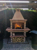 Barbecue in pietra ricostituita