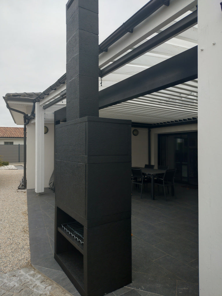 Linea 25 – Modern Design Barbecue (4 Colors) with Included 80 cm Steel Grill