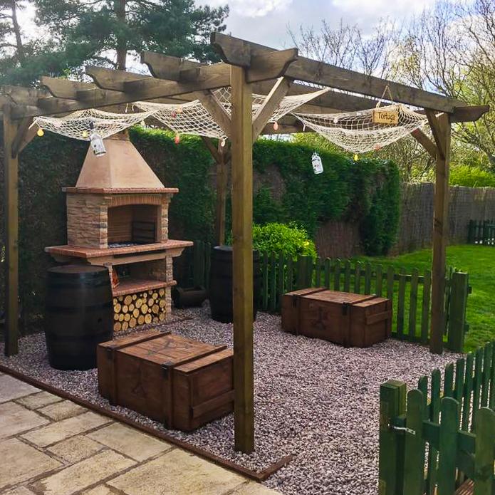 Barbecue in Pietra Rivieira XL – Modello 421 | Focolare Grande da 83 cm