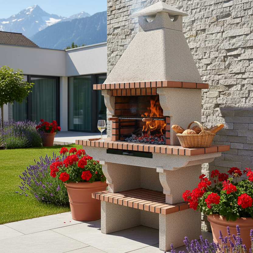 Barbecue in Mattoni TerraCotto 106 – Rustico e Maestria Artigianale