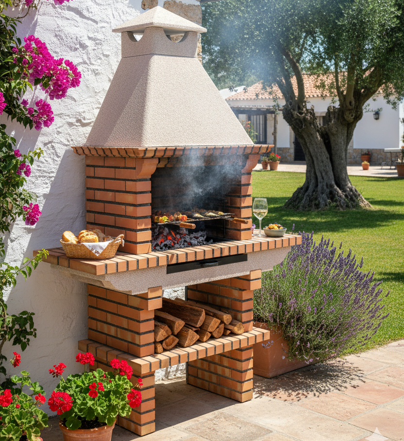 Barbecue in Mattoni TerraCotto 108 – Modello Tradizionale Premium