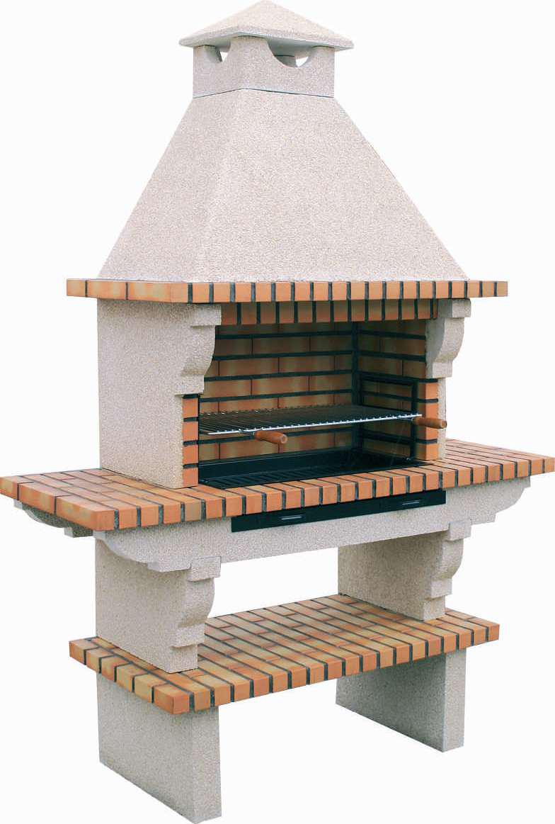 Barbecue en Pierre & Briques TerraCotto 114 – Grand Modèle Traditionnel