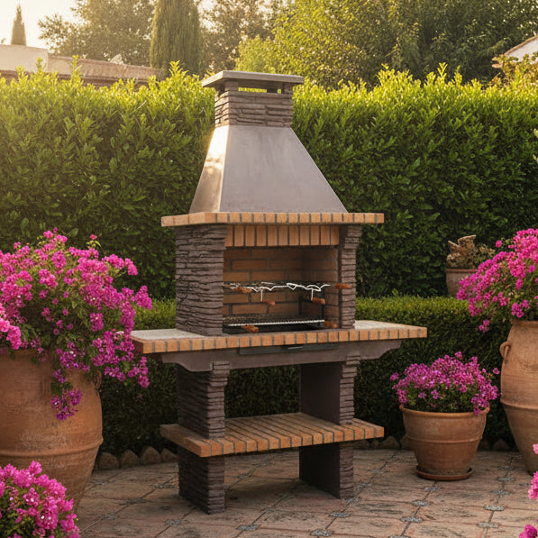 Toscana 214 – Barbecue in pietra ricostituita