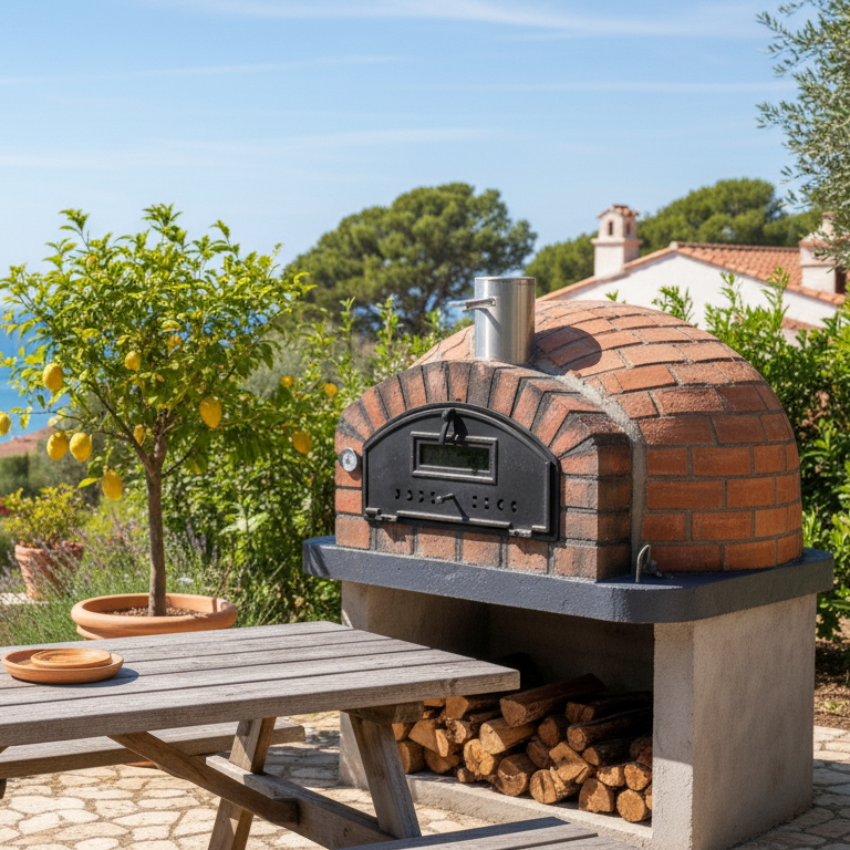 Four à Bois VULTERRA – Four à Pizza Artisanal en Brique