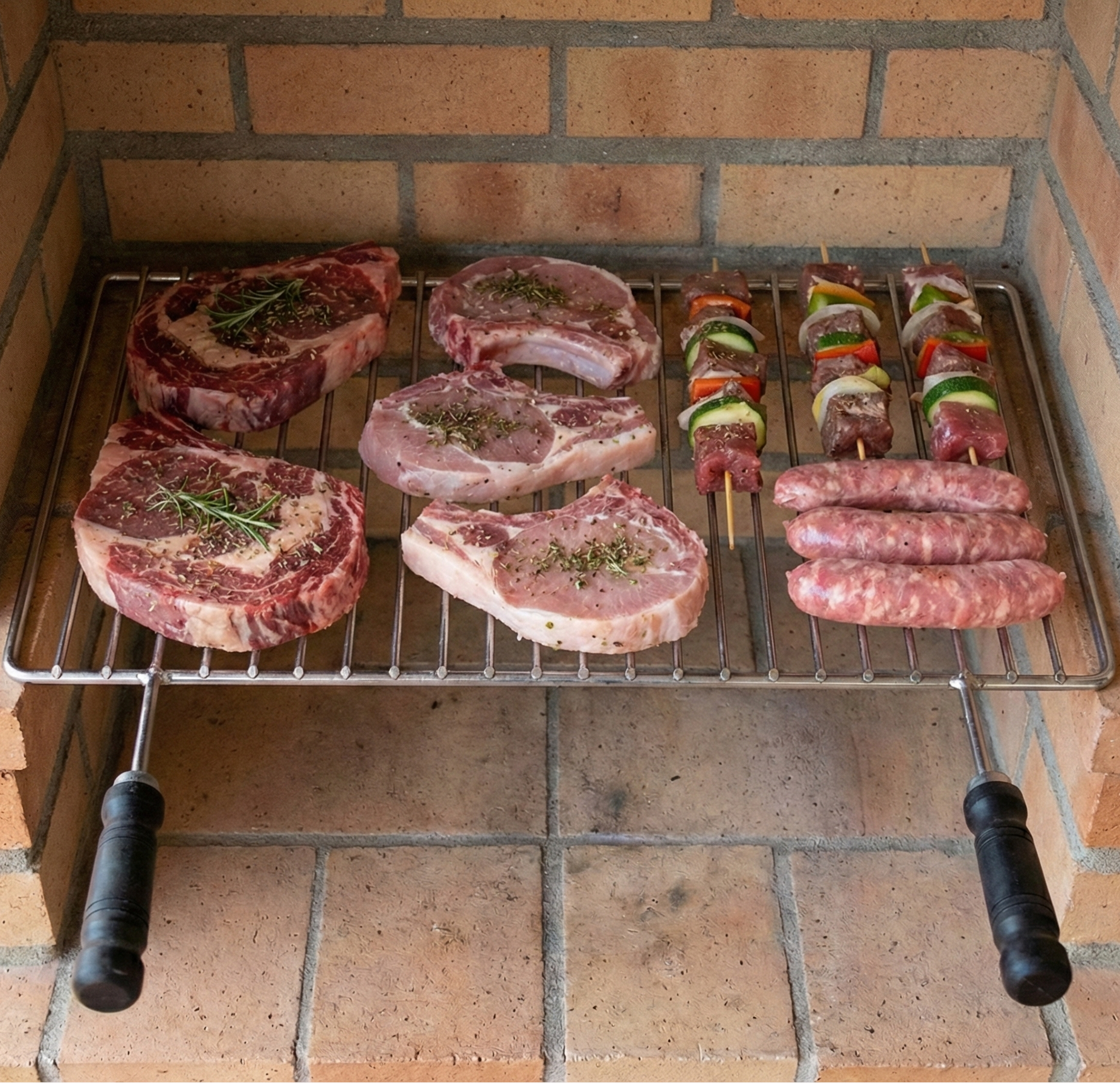 Griglia di cottura Linea e Basalto – Acciaio o inox – 58×38 e 78×38 cm (acquisto del solo accessorio)