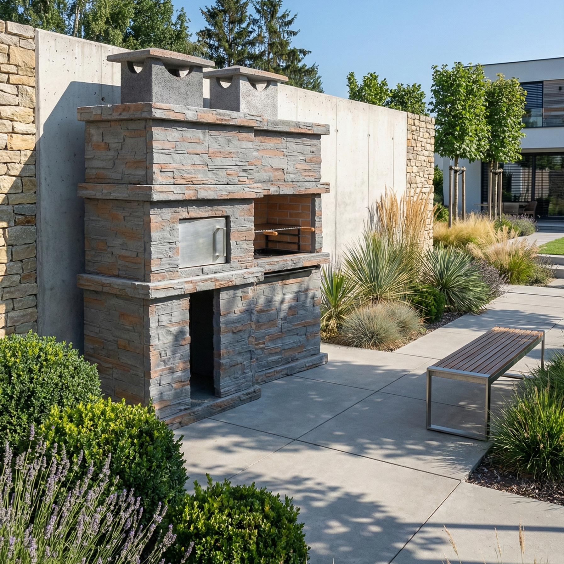 Rocca Forno 473 – Barbecue in Pietra con Forno a Legna Integrato