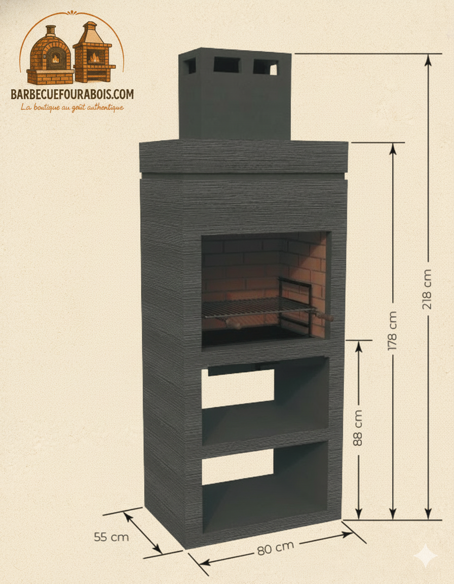 Barbecue Moderno Urban 430 – Design Contemporaneo