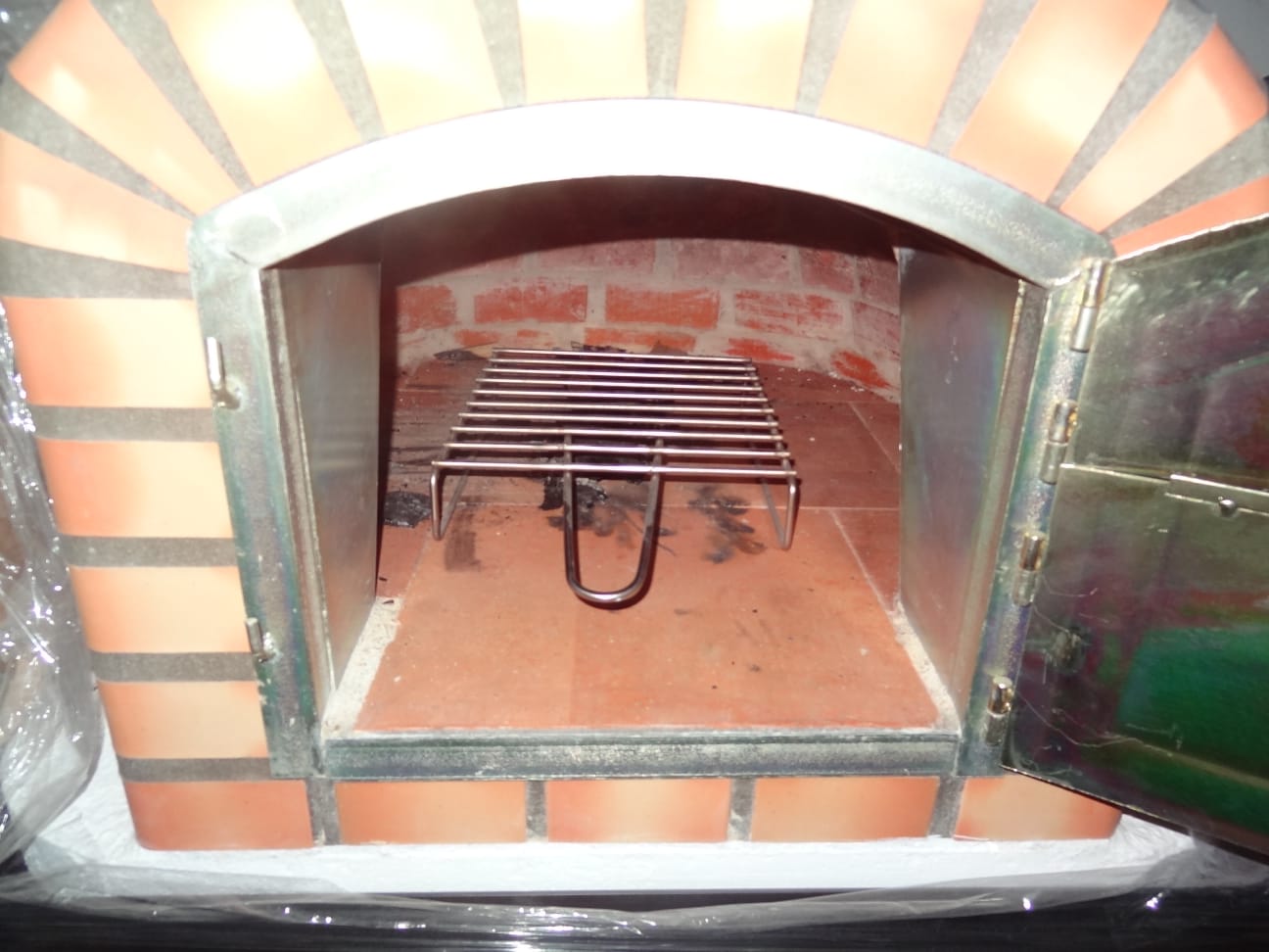 Griglia inox per forno a legna – 2 formati a scelta (acquistabile anche singolarmente)