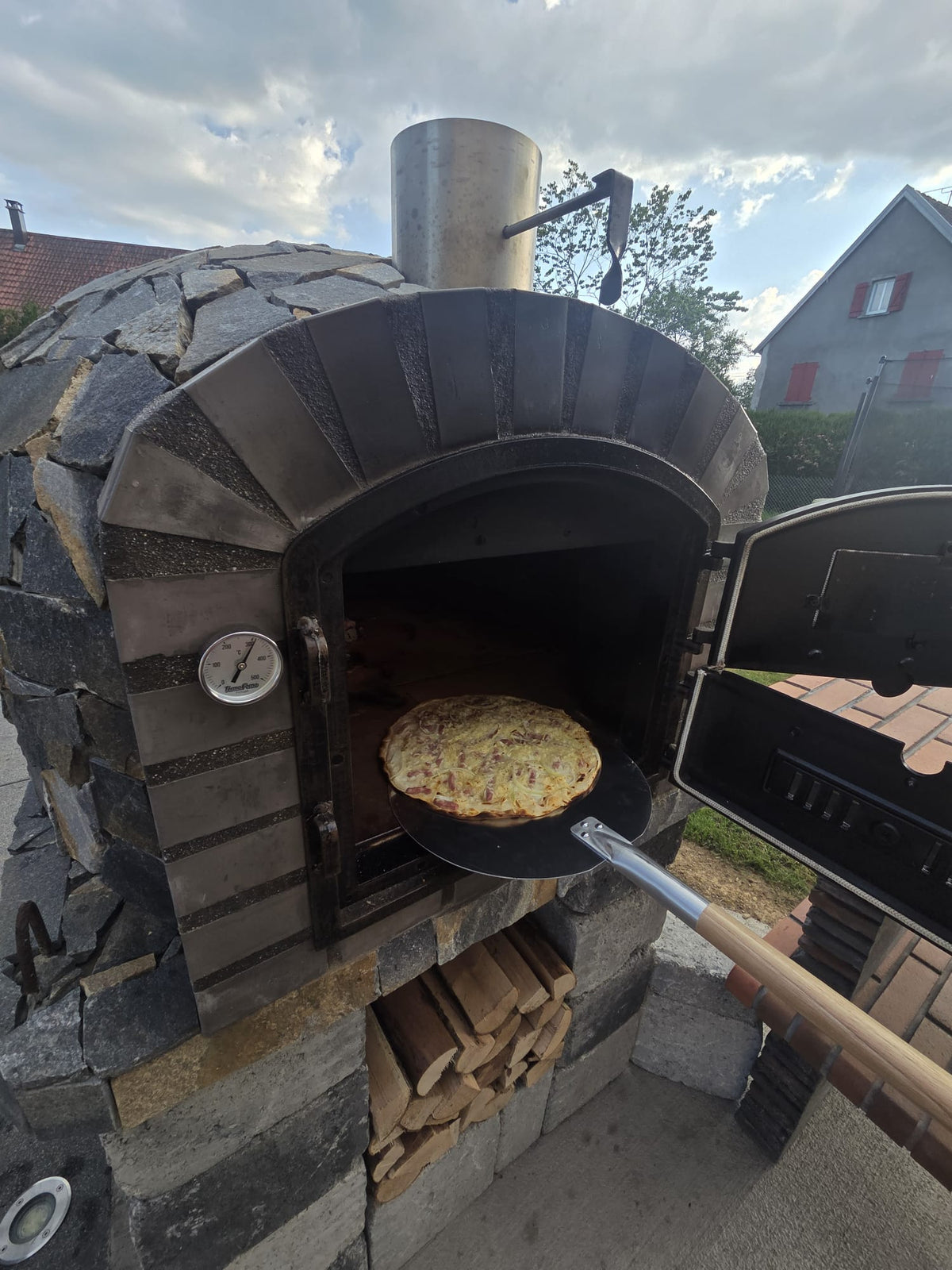 Forno a Legna PIETRANO 100 cm – Mattoni e Pietra Naturale
