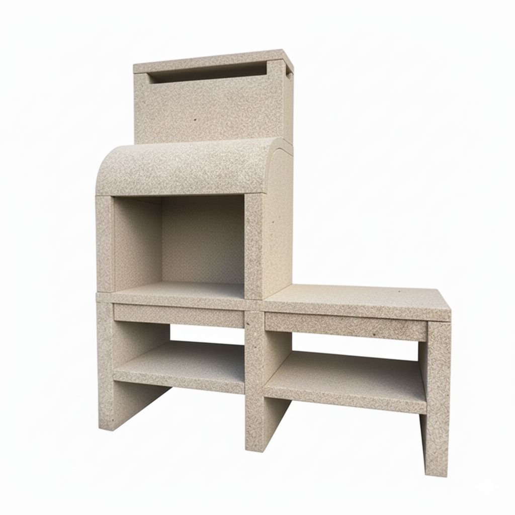 Granito 49 – Cucina da esterno in granito con lavello e griglia da 70 cm