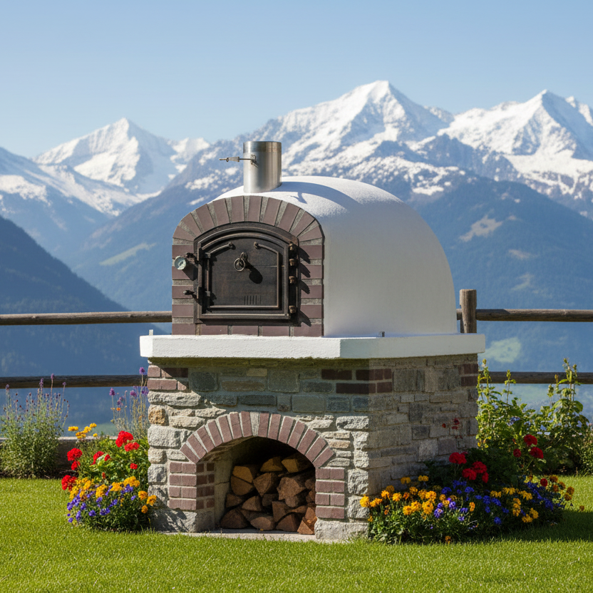Forno a Legna BRACIARO 90 cm – Forno per Pizza e Arrosti