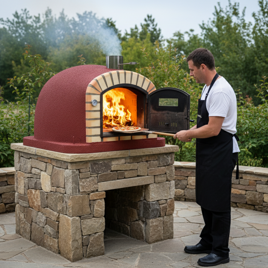 Forno a Legna Maestro 110 cm – Forno Professionale per Pizza e Pane