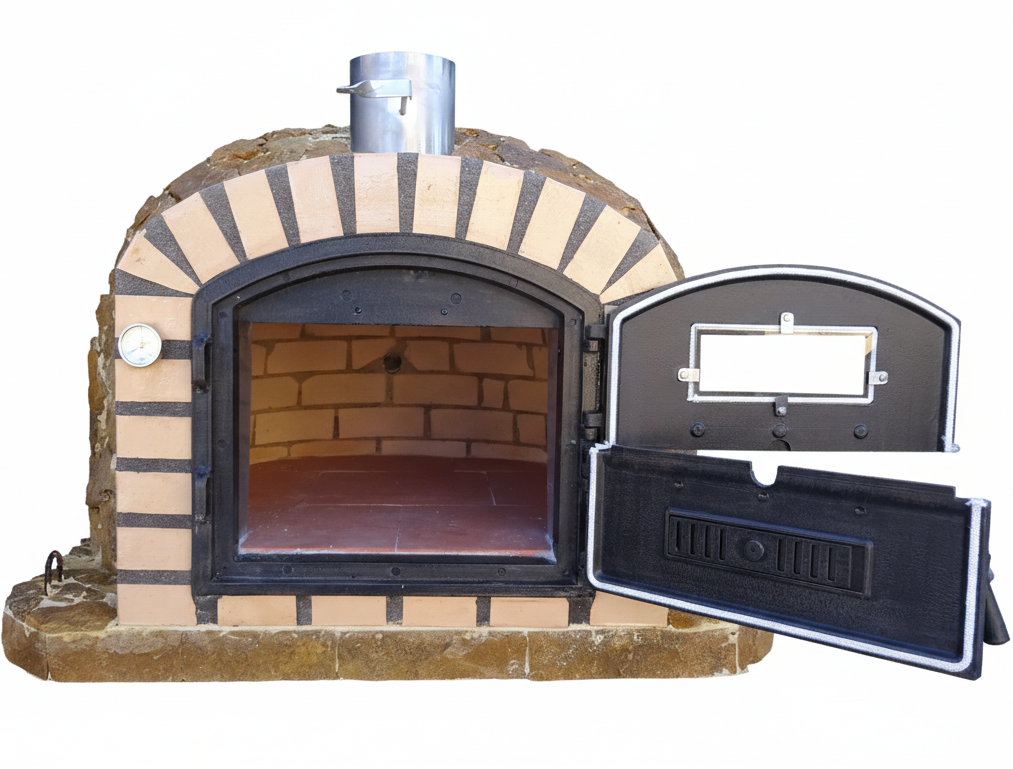 Forno a Legna PIETRANO 100 cm – Mattoni e Pietra Naturale