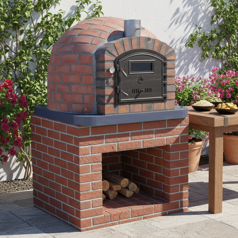 Four à Bois ROTERRA – Four à Pizza et Rôtisserie en Brique