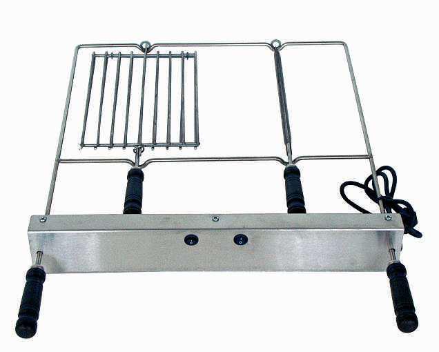 Kit girarrosto elettrico inox “Assa Frangos” – da 60 a 100 cm (da 2 a 4 motori)