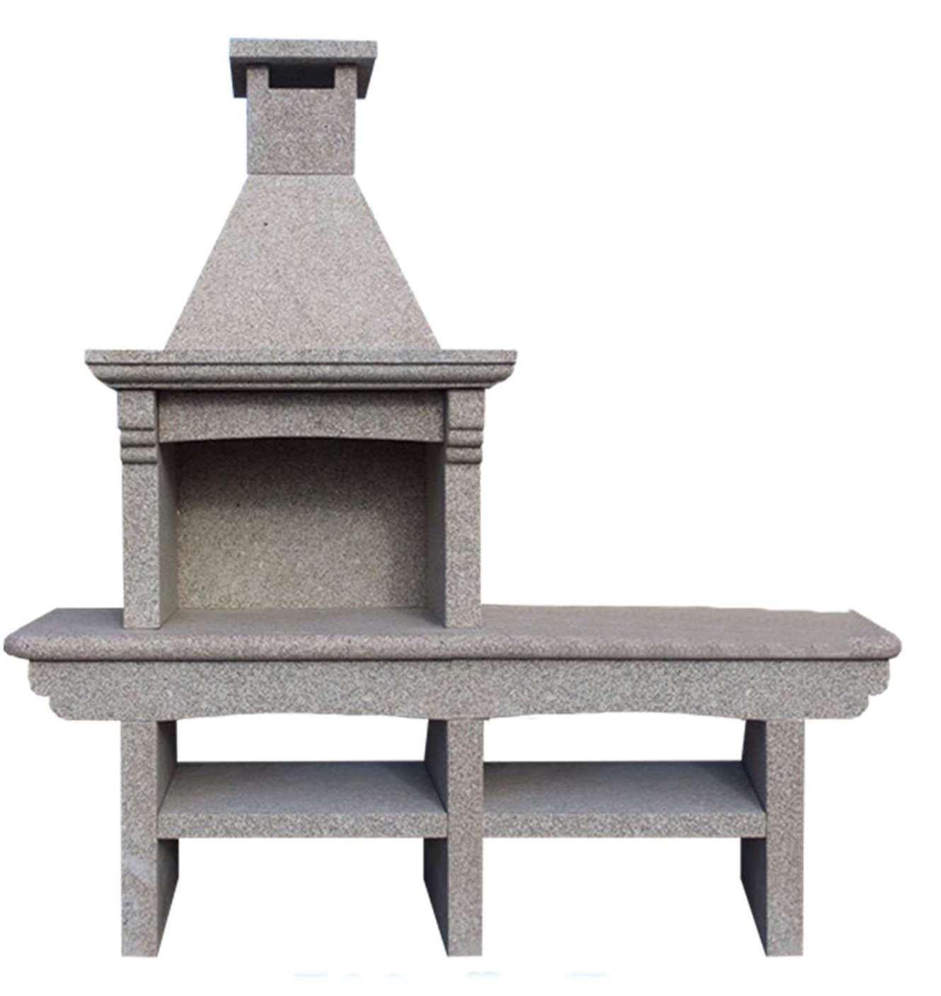 Granito 10 – Cucina da esterno in granito con lavello e griglia da 70 cm