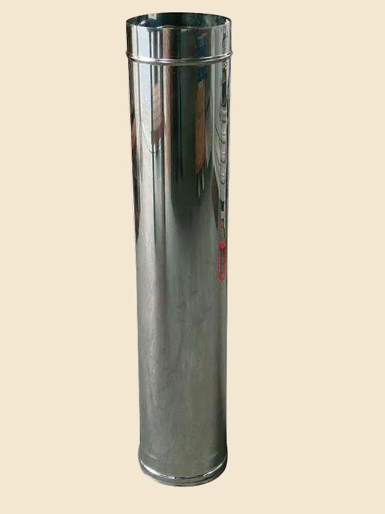 Tubo per canna fumaria inox Ø 200 mm – Serie Inoxa (50 cm / 100 cm)