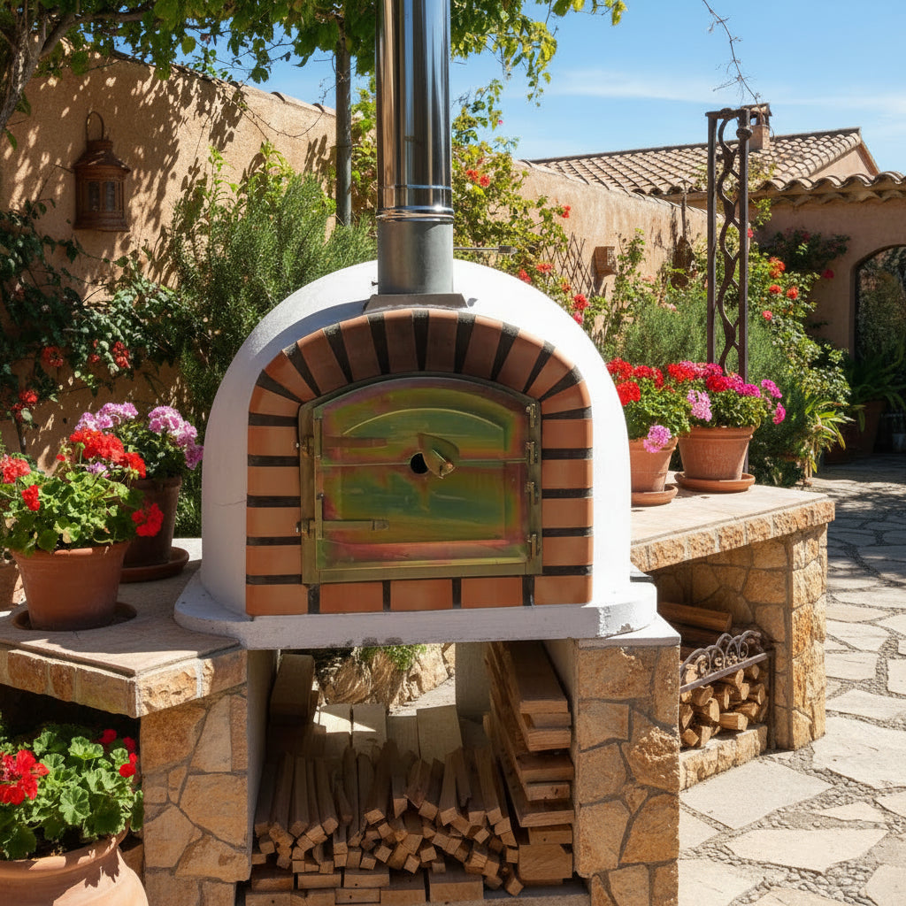 Forno a Legna Maestro 90 cm – Forno Tradizionale per Pizza e Arrosti