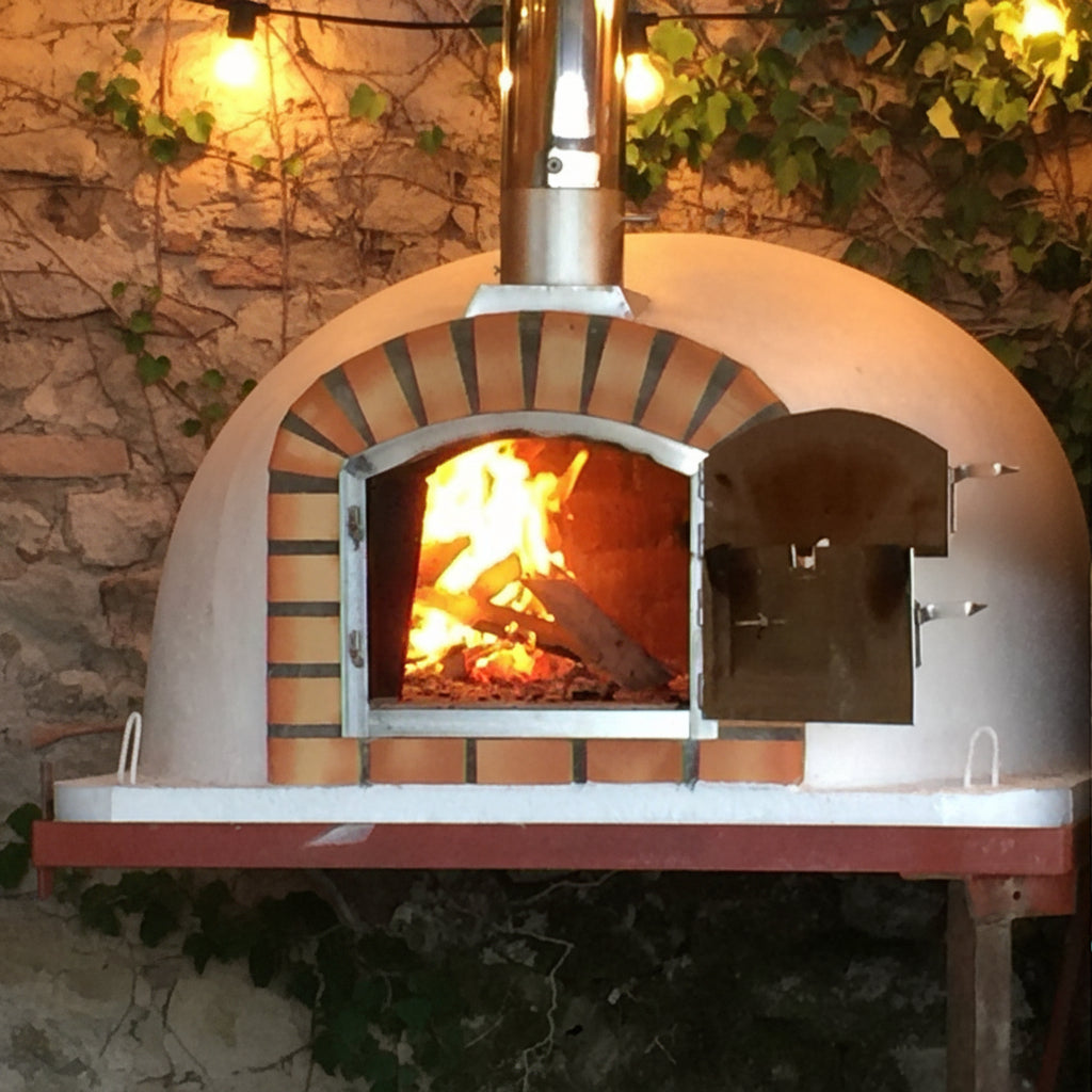 Four à Bois Maestro 120 cm – Four à Pizza & Rôtisserie Haut de Gamme