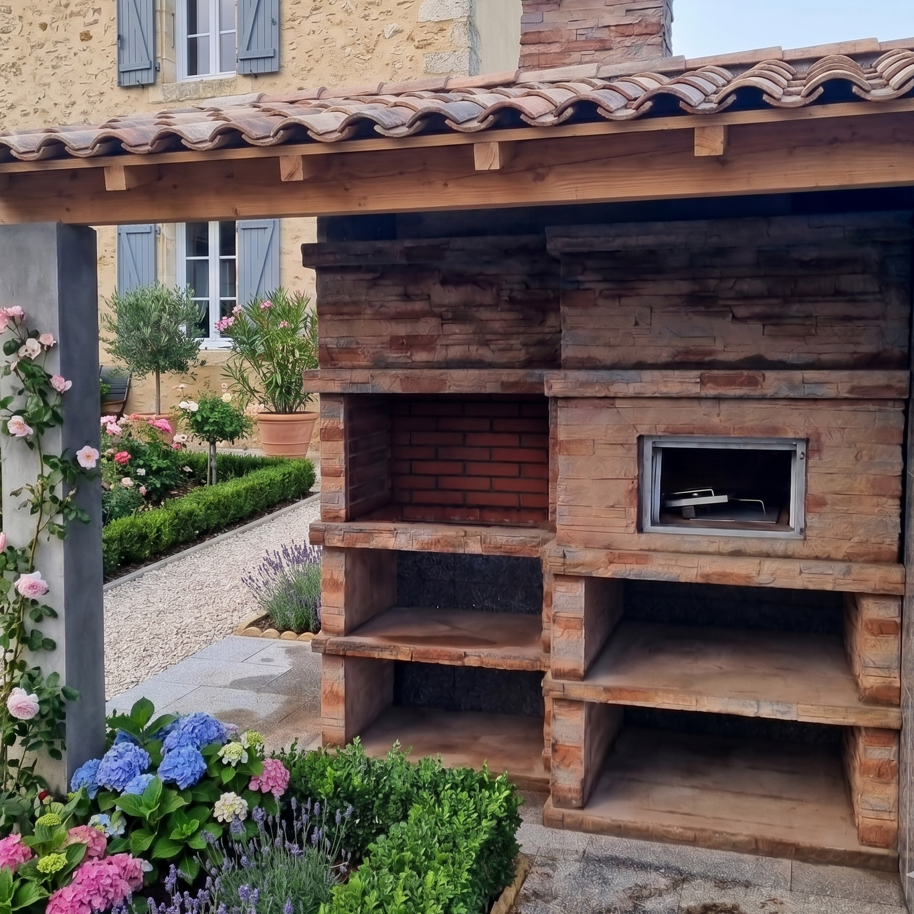 Rocca Forno 463 – Barbecue in Pietra con Forno a Legna