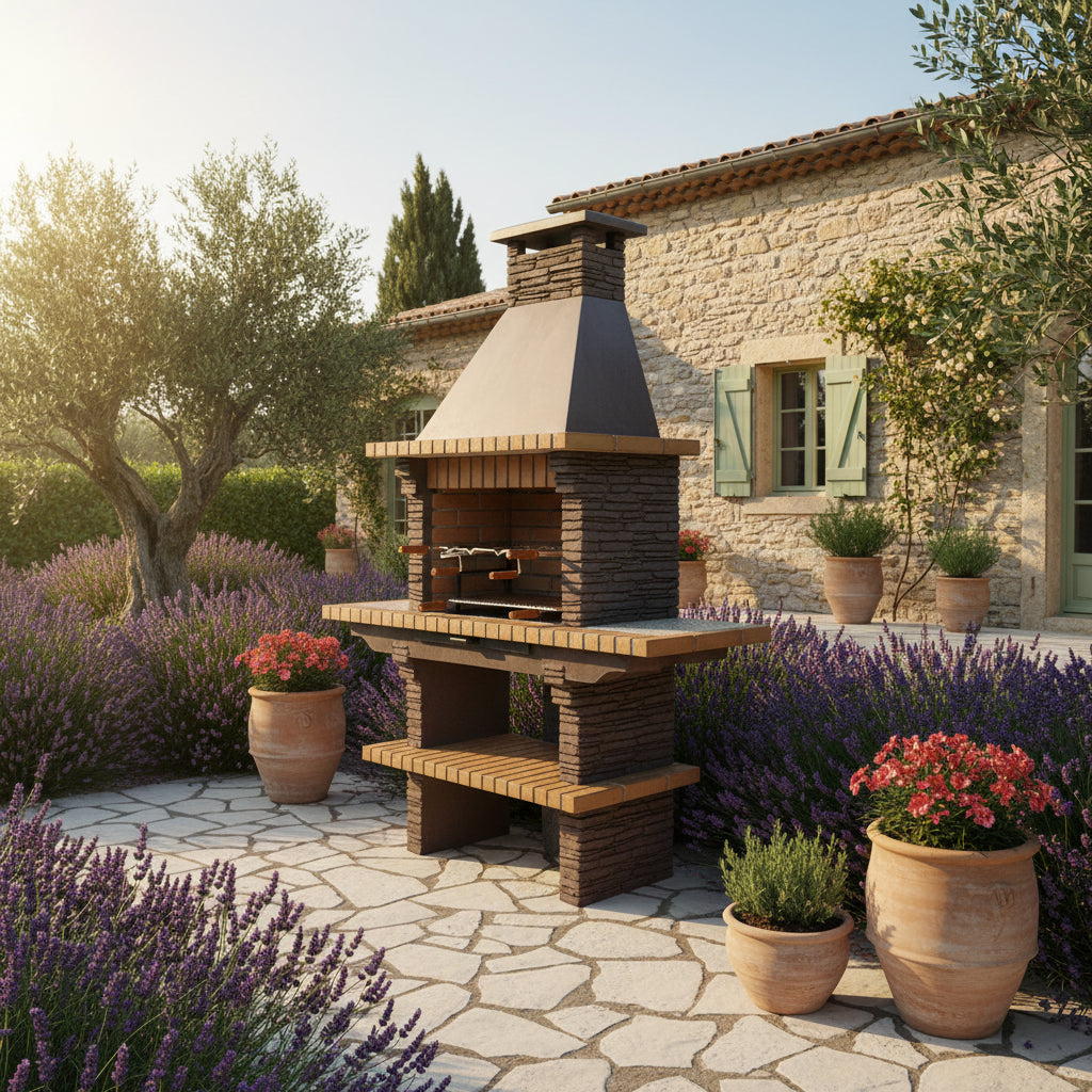 Toscana 214 – Barbecue in pietra ricostituita