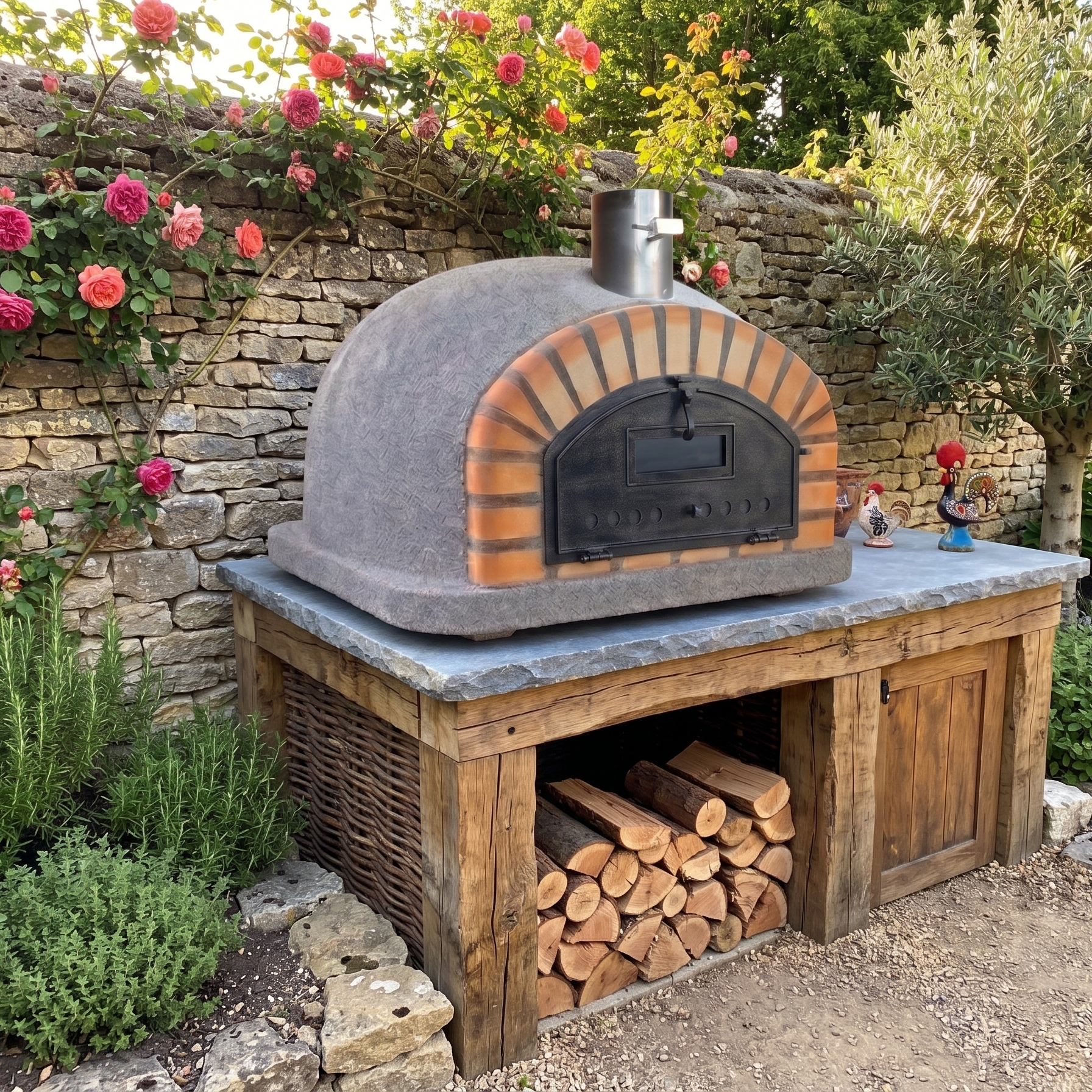 Forno a Legna Vesuvio 100 cm – Forno per Pizza Autentico
