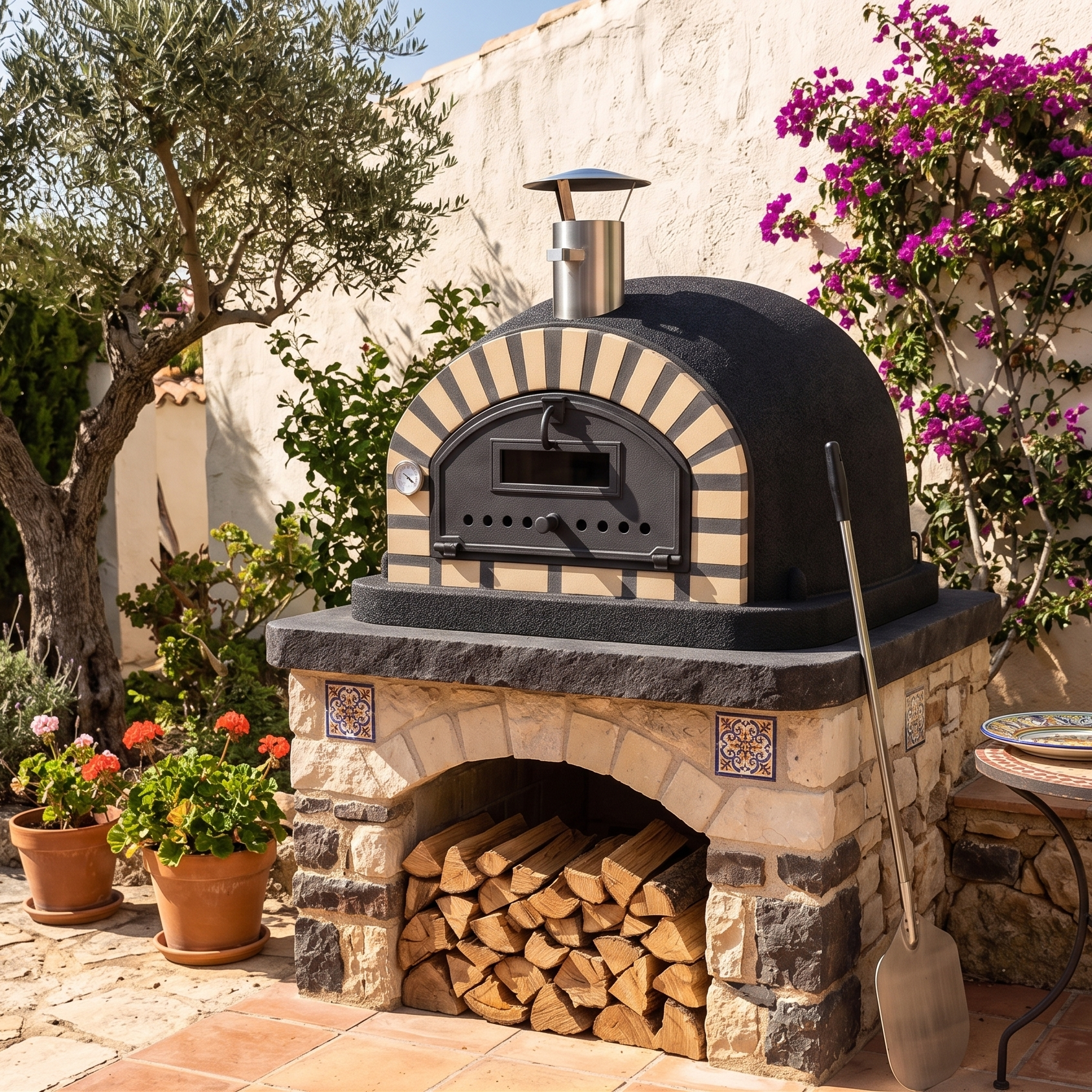 Forno a Legna Vesuvio 100 cm – Forno per Pizza Autentico