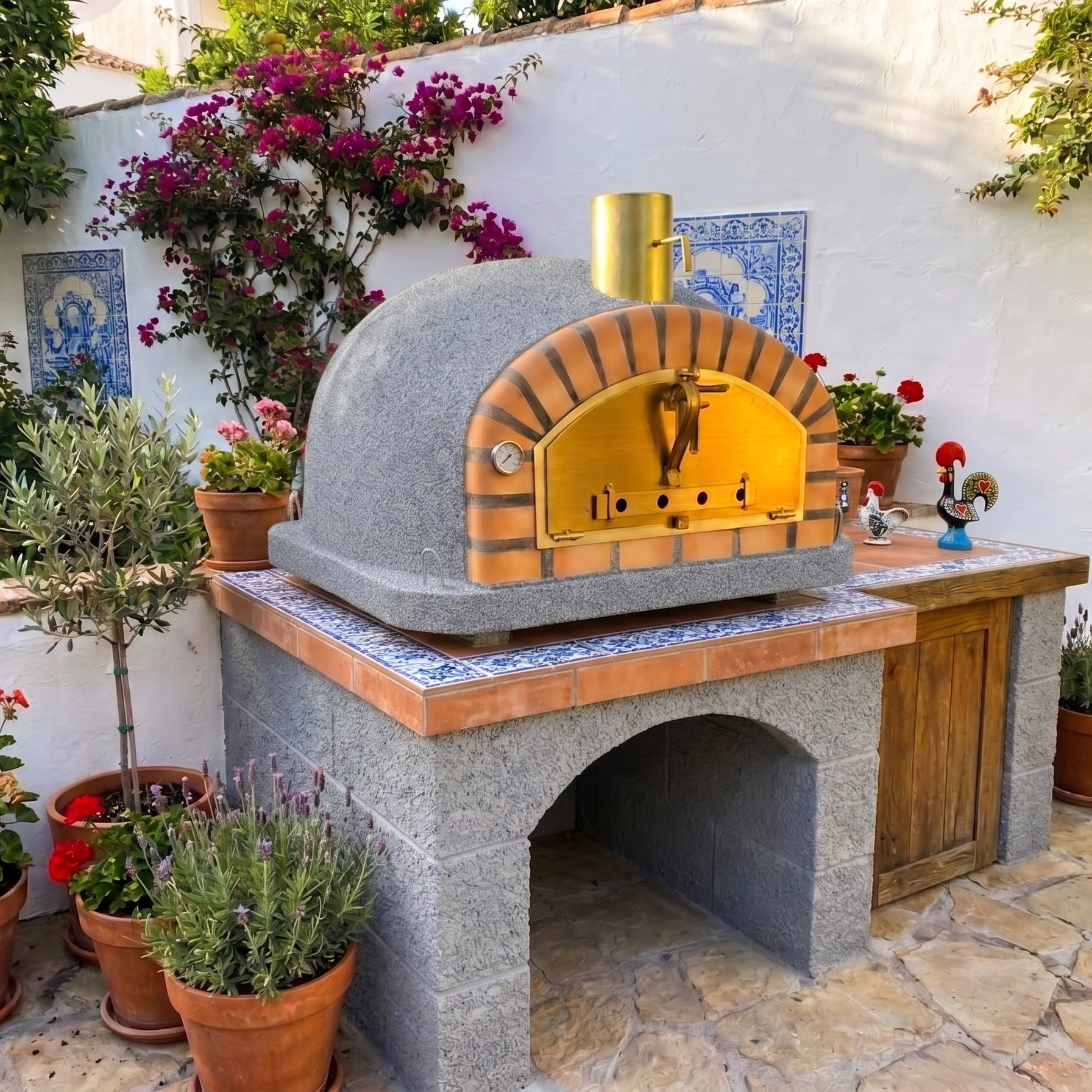 Forno a Legna Vesuvio 100 cm – Forno per Pizza Autentico